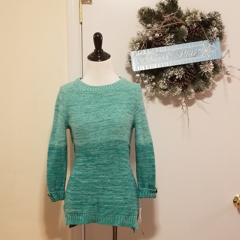 🆕️ Fall Basic Oversized Knit Sweater Green - Picture 8 of 8